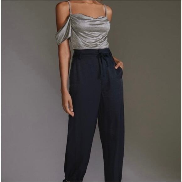 NWT Anthropologie Lurex Cowl-Neck Off-The-Shoulder Top. - Picture 2 of 14